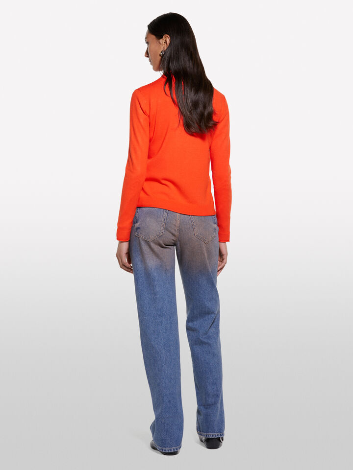 Cardigan regular fit in orange - cardigans für damen - Orange | Sisley image number 3